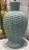 Ginger jar shaped plaster table lamp with distinctive basketweave design. In the style of John Dickinson, this lamp can be...