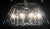 Fredrick Raymond Mid 20th Century Smoked Glass and Chrome Chandelier in the Style of Fredrick Raymond For Sale - Image 4 of 13