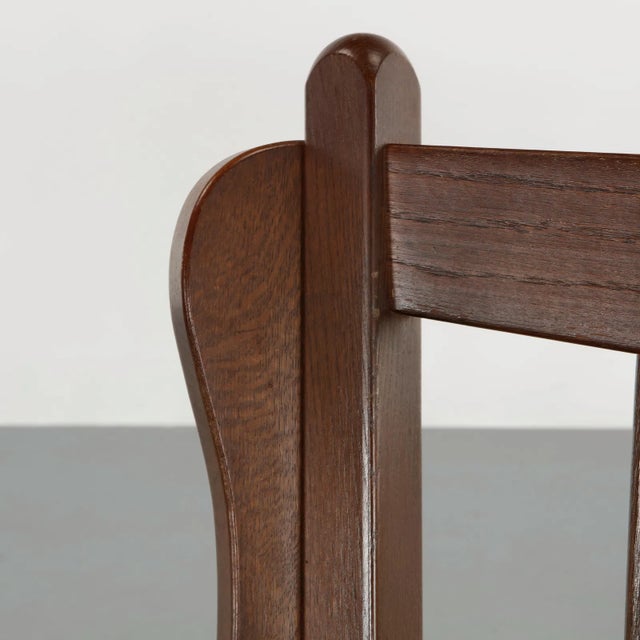 Brown 1950s Modernist Windsor Armchairs in the Style of Herman De Vries - Pair For Sale - Image 8 of 17