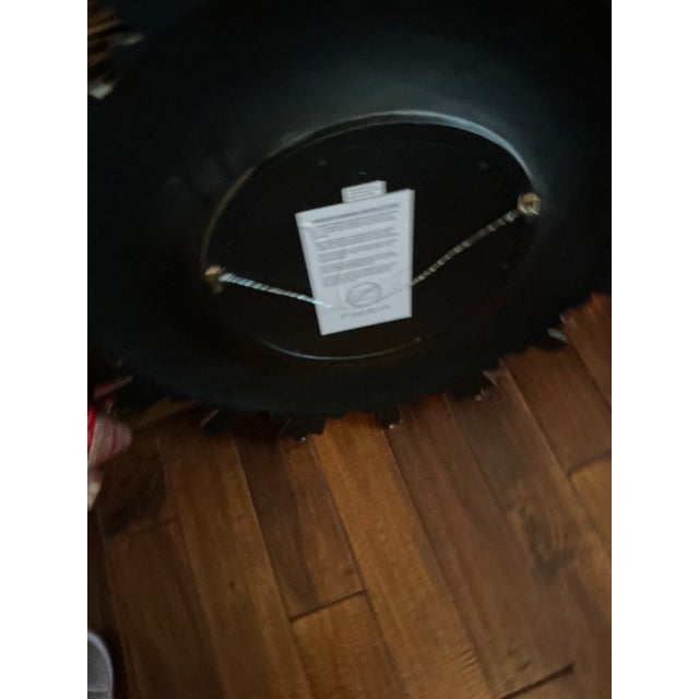 Vintage Ethan Allen Sunburst Mirror For Sale - Image 10 of 11