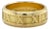 Late 20th Century Tiffany & Co. Atlas Band Ring 18k Yellow Gold, Size 6.25 For Sale