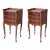 Antique Louis XV French Marquetry Nightstands, Set of 2 For Sale