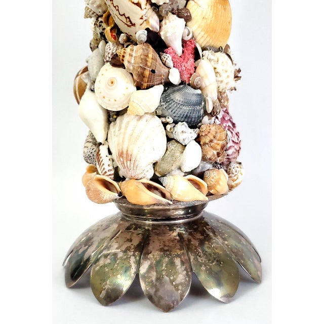 Sculpture Topiary Seashell Shell Christmas Tree For Sale - Image 10 of 13