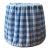 Gingham Gathered Lampshade For Sale