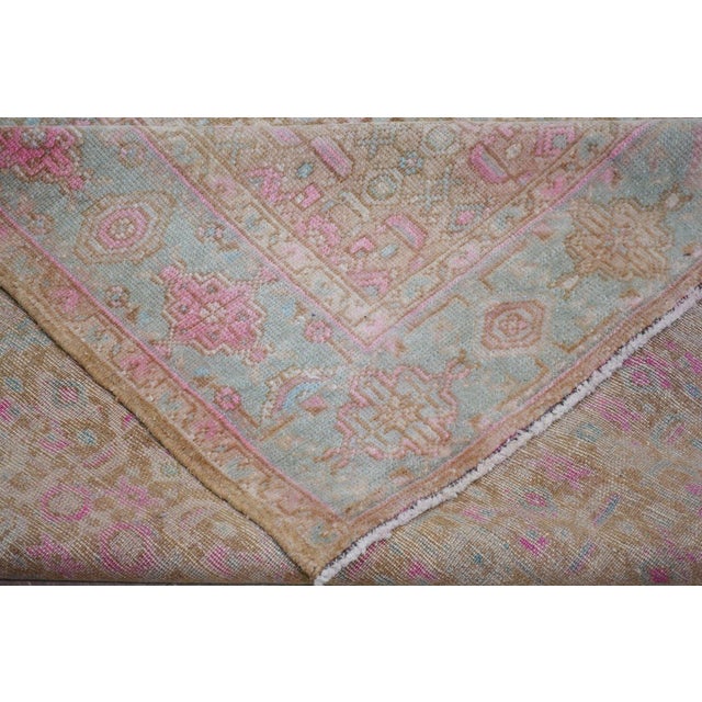 Vintage Persian Malayer Hand Knotted Wool Rug, 4'4''x7'6'' For Sale In New York - Image 6 of 6