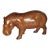 1970s Solid Carved Teak Hippopotamus Figurine For Sale
