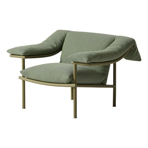 Vidalenta Outdoor Green Armchair by Patricia Urquiola for Cassina For Sale