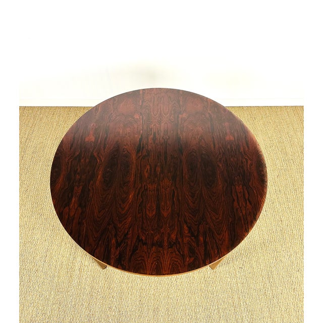 Rosewood Dining Table with Extension, 1960s For Sale - Image 3 of 15