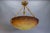 Art Nouveau Pendant Light with Amber-Ochre Glass by Muller Frères, France, 1920 For Sale - Image 13 of 18