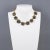 This is part of Chairish’s Costume Jewelry assortment. This beautiful enamel and pate de verre link choker necklace was...