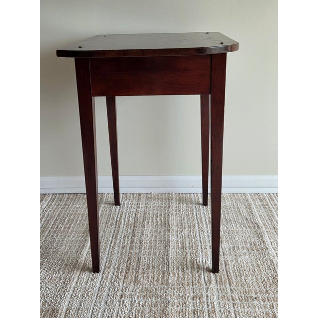 Early 20th Century Early 20th Century American Country Primitive Single Drawer Side Table For Sale - Image 5 of 7