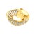 2000 - 2009 Carrera Y Carrera 18k Gold Pave Diamond Panther Ring For Sale - Image 5 of 10
