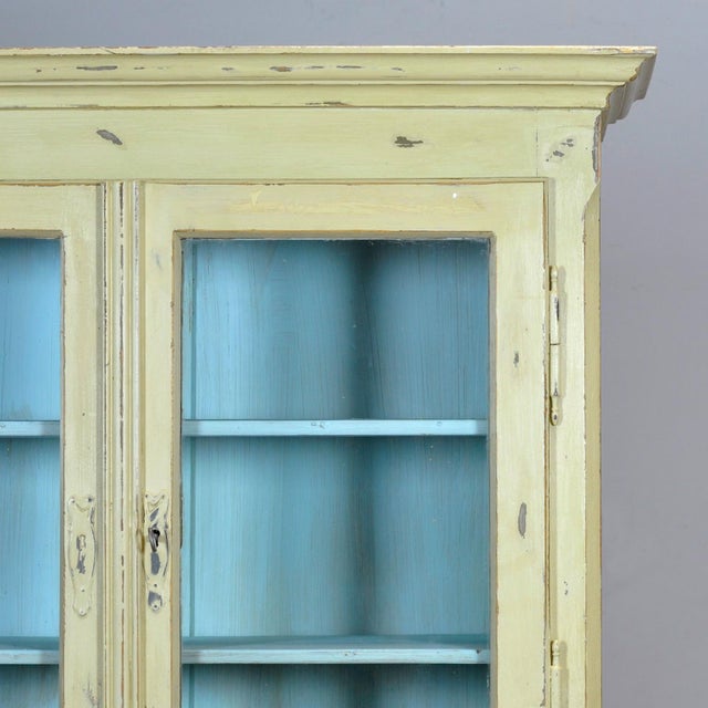 Blue Vintage Pine Sideboard, 1920s For Sale - Image 8 of 14