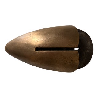 Modern Bronze Wall Sconce, 1960 For Sale