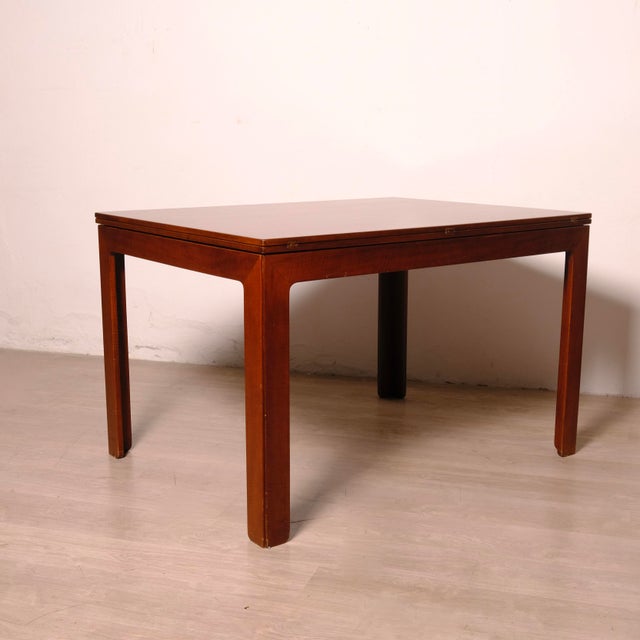 Wooden Dining Table with Book-Shaped Opening, 1950s For Sale - Image 9 of 18