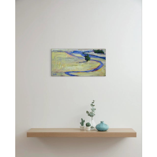 Modern Expressionist Landscape (Original Oil Painting) For Sale - Image 4 of 12