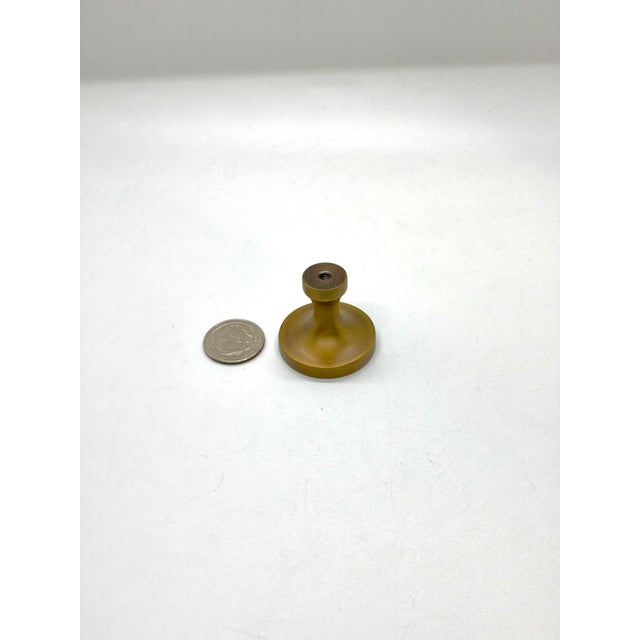 Contemporary Hickory Chair Knob Satin Brass For Sale - Image 3 of 4