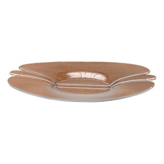 Vintage Danish Glass Bowl from Holmegaard, 1970s For Sale