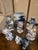 Ceramic Blue and White Asian Porcelain Collection Seven Pieces For Sale - Image 7 of 8
