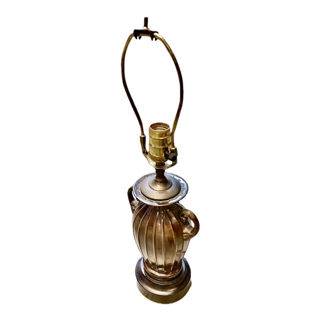 Vintage Bronze Urn Lamp For Sale