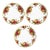 1970s 3 Old Country Roses Royal Albert Dinner Plates Gold Trim For Sale