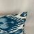 Modern Turkish Modern Blue Silk Ikat Pillow Cover For Sale - Image 3 of 5