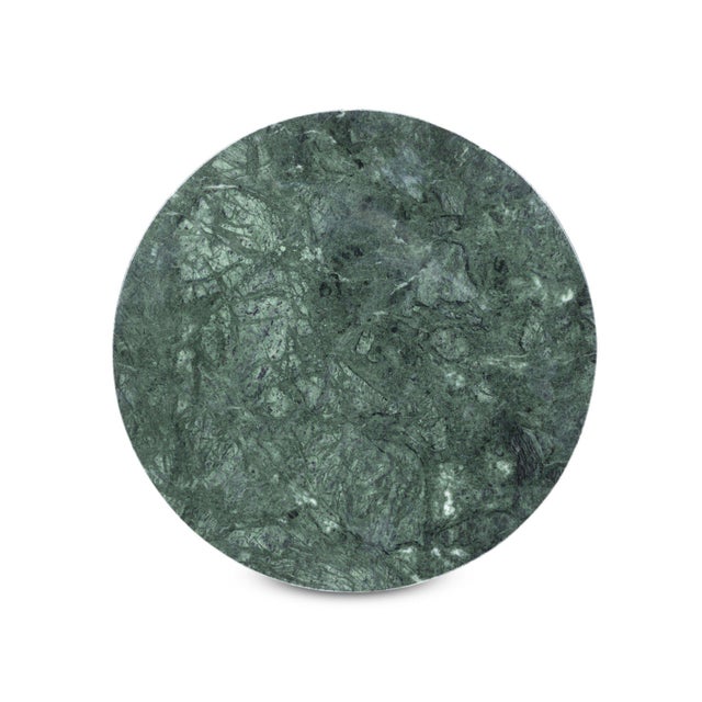 Four Hands Sophie End Table - Hunter Green Marble For Sale - Image 10 of 12
