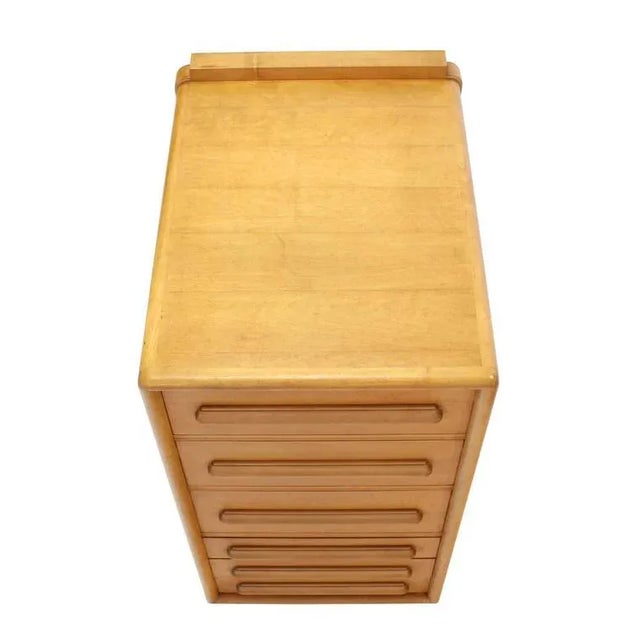 Wood Early 20th Century Deep Drawers Heavily Custom Built File Cabinet For Sale - Image 7 of 10