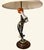 Mid-Century Modern Vintage Mid-Century Modern Hand-Painted Porcelain Lady Table Lamp W/Porcelain Lady Finial For Sale - Image 3 of 18