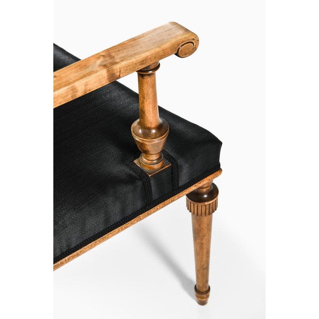 Wood Armchair in Birch and Horsehair by Axel Einar Hjorth, 1930s For Sale - Image 7 of 9