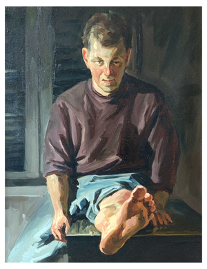 Janusz Szpyt, A Toe, 2004, Oil on Canvas