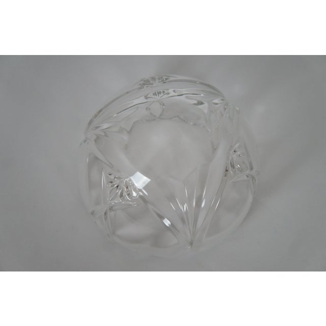 Waterford Crystal Vintage Waterford Marquis Crystal Cut Romance Heart Bowl Candy Dish, Signed Germany For Sale - Image 4 of 9