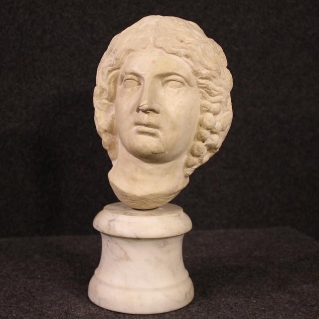 Italian Artist, Marble Head, 1660, Marble For Sale - Image 13 of 13