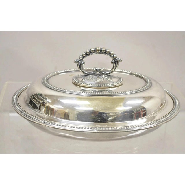 Early 20th Century Early 20th Century Mappin & Webb's Prince's Plate English Sheffield Silver Plated Covered Dish For Sale - Image 5 of 11