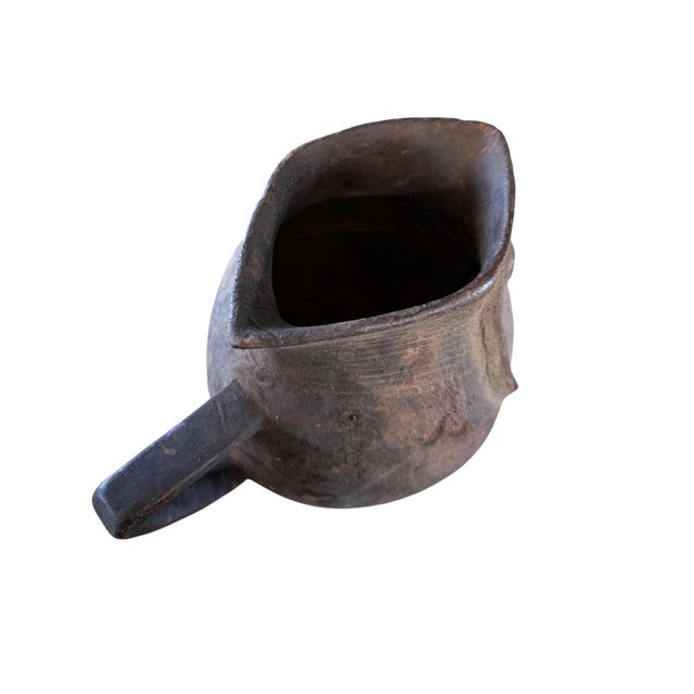 Wood Lg Vintage Kuba Wooden Cup Figural Head Congo 8.5"h For Sale - Image 7 of 9