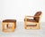 Set of Danish Modern Pine Armchair & Ottoman by C. F. C. Silkeborg from CFC Silkeborg, 1970s For Sale - Image 3 of 16