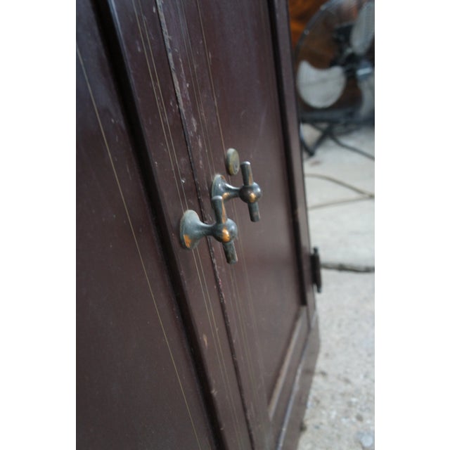 Antique NCR National Cash Register Industrial Iron Steel Safe Cabinets For Sale - Image 15 of 18