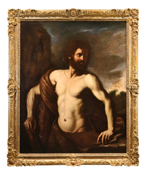 Ercole Guercino / Workshop of Giovanni Francesco Barbieri, Emilian School Mythological Scene, 1650, Oil on Canvas