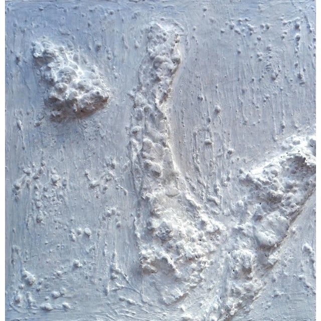 #Natural Color Palette Abstract Relief Brutalist Oil Painting #1 by Diane Grant For Sale - Image 4 of 12