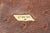 Art Deco Luxurious Hand Made Antique Ostrich Leather Wallet Art Deco With 14k Gold PWM Monogram Plaque For Sale - Image 3 of 9