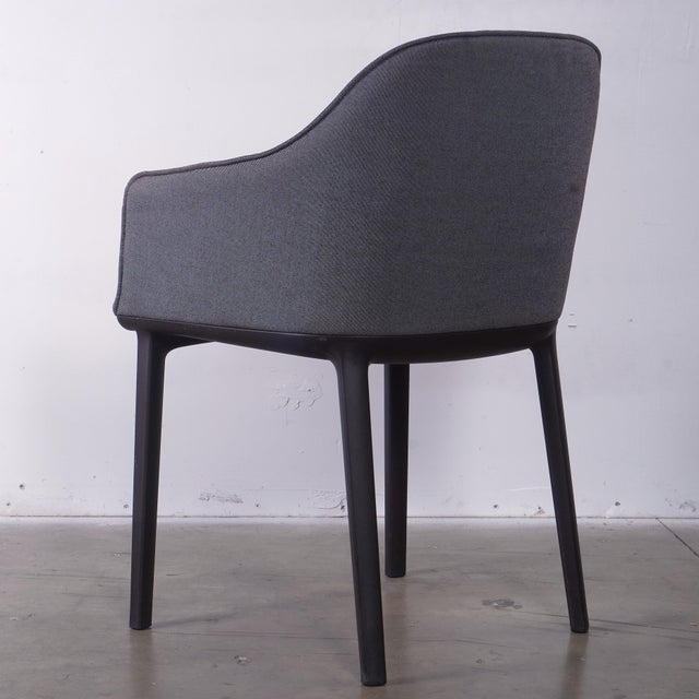 Gray Vitra Softshell Chair by Ronan & Erwan Bouroullec, Set of 4 For Sale - Image 8 of 9