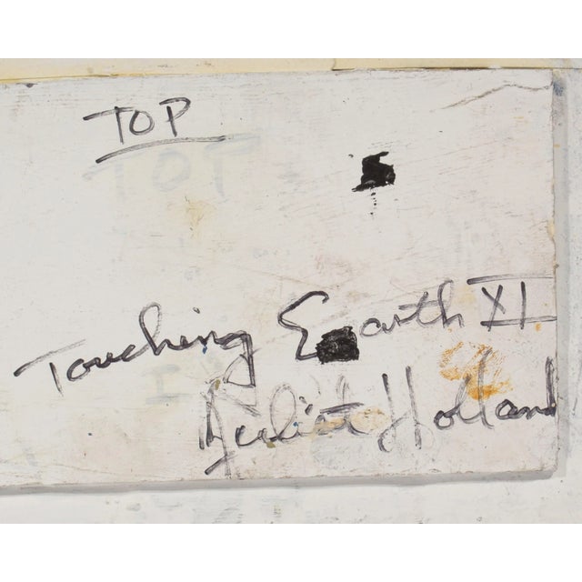 Paper Juliet Holland Signed “Touching Earth Xi” Mixed Media Collage For Sale - Image 7 of 7