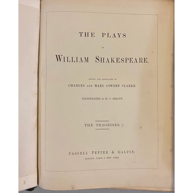 19th C. Works of William Shakespeare Comedies, Histories, Tragedies 3 Volumes For Sale - Image 9 of 13