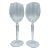 Waterford Crystal Set of Two Wynnewood White Wine Glasses For Sale