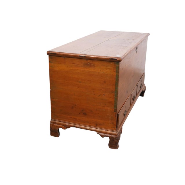 Brown 1820s American Pennsylvania Blanket Chest For Sale - Image 8 of 9