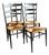 Vintage Italian Chiavari Chairs, 1960s, Set of 4 For Sale