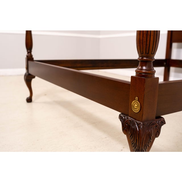 Hickory Chair Company Queen Size Claw Foot Mahogany Bed For Sale In Philadelphia - Image 6 of 18