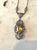 Art Nouveau Antique Sterling Silver, Marcasite, and Citrine Art Nouveau Necklace For Sale - Image 3 of 3