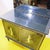 Decorated Glass Vanity with Mirror and Gilt Inserts, in Good conditions. Designed from 2000