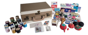 Vintage Sewing Kit With Notions